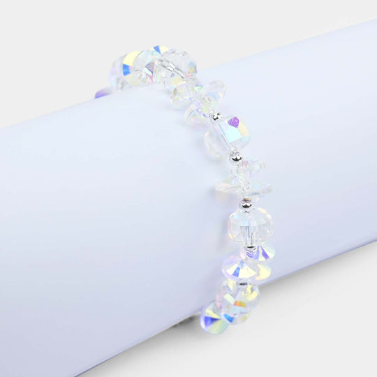 Fancy Bead Charm Bracelet