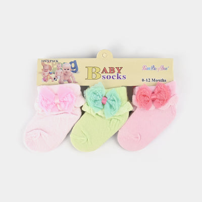 Infant Baby Socks 0-12M | 3PCs