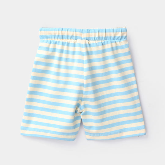 Infant Boys Jersey Terry Short - Blue