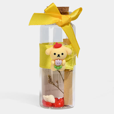 Charming Mini Glass Message Bottle