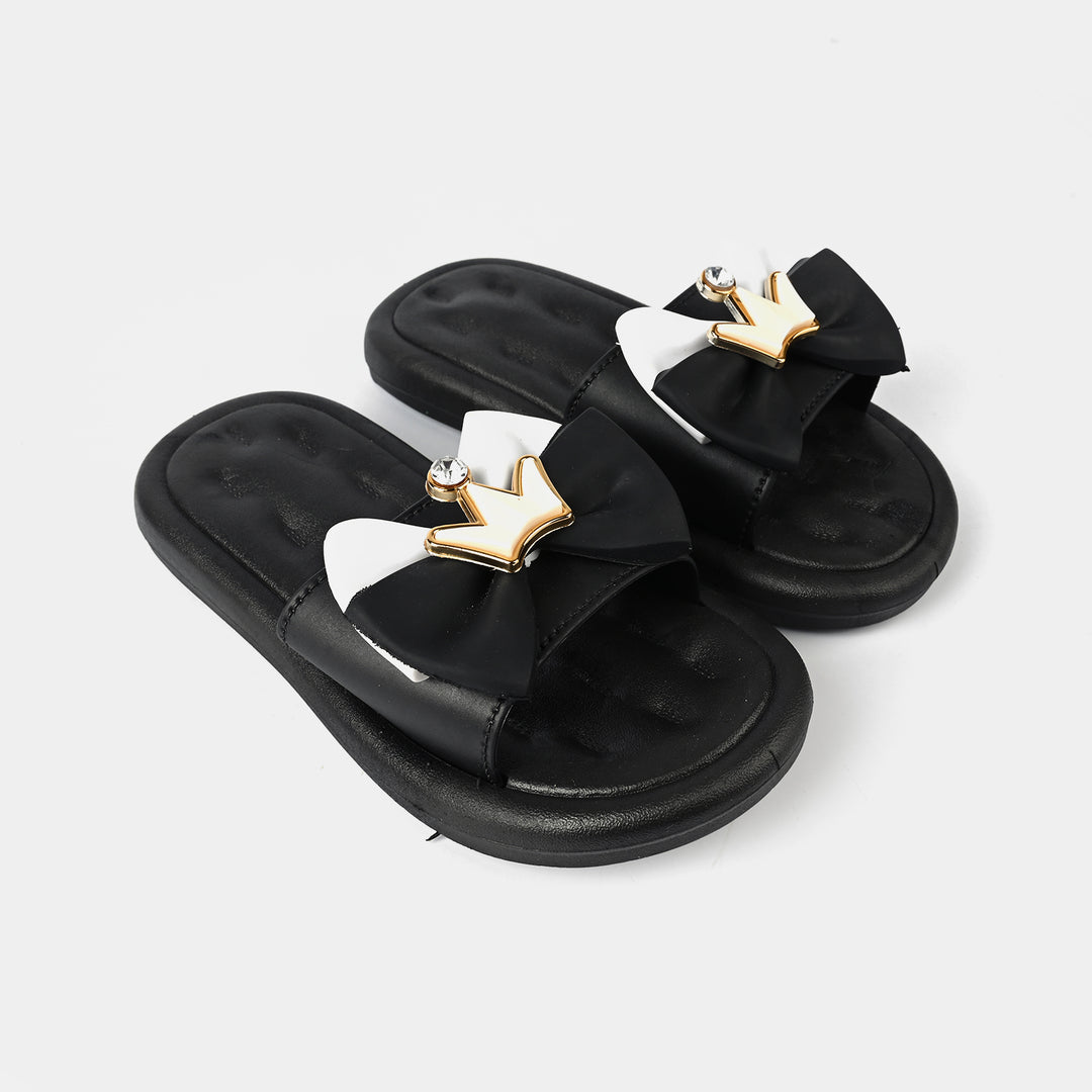 Girls Slipper 1636-K1-BLACK