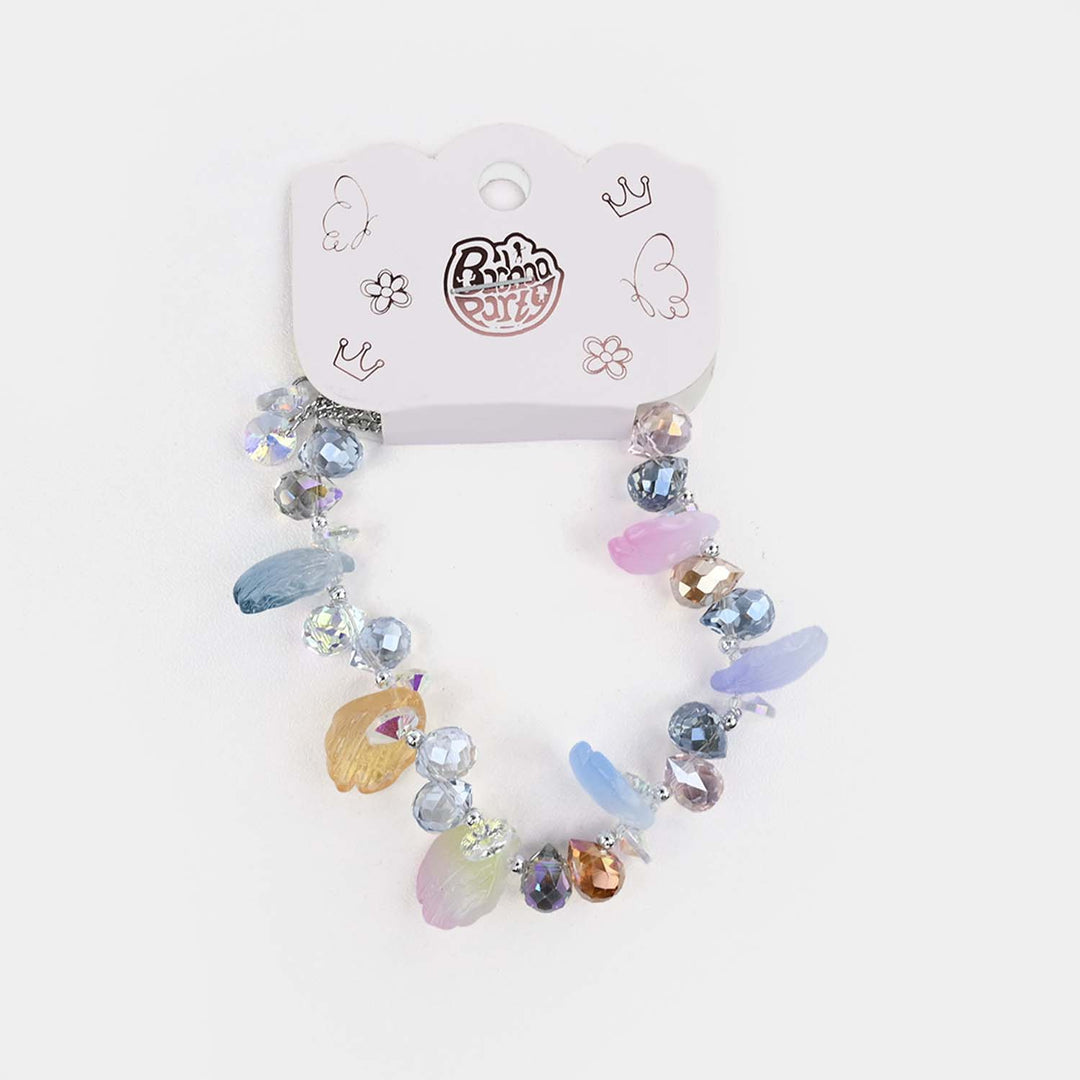 Fancy Bead Charm Bracelet