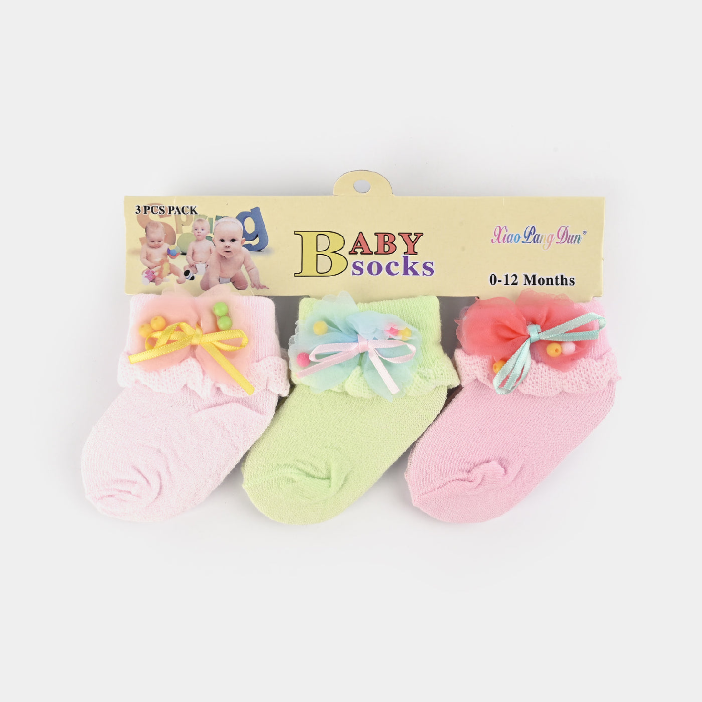 Infant Baby Socks 0-12M | 3PCs