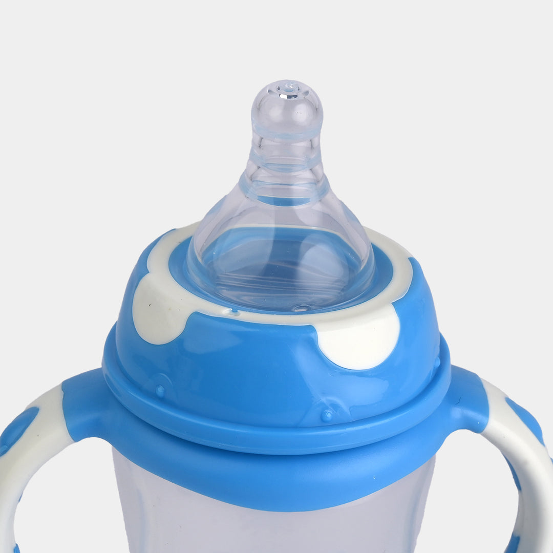 Wide Neck 8Oz Feeder Bottle with Handle 2049 Blue