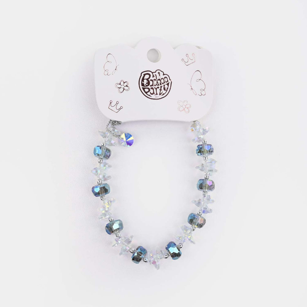 Fancy Bead Charm Bracelet