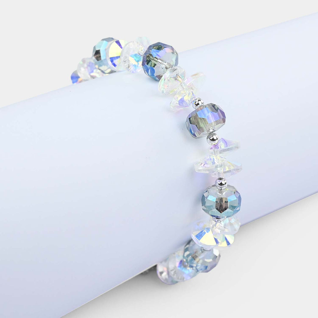 Fancy Bead Charm Bracelet