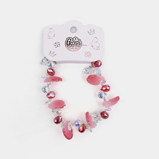 Fancy Bead Charm Bracelet