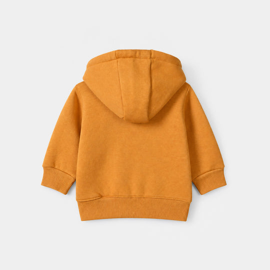 Infant Boys Fleece Knitted Jacket Plane-Yellow