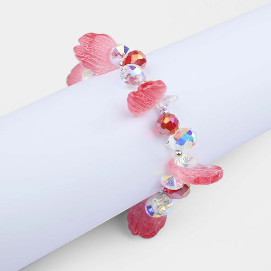 Fancy Bead Charm Bracelet