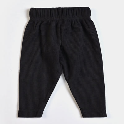 Infant Unisex Inner 2PC Wear-BLACK