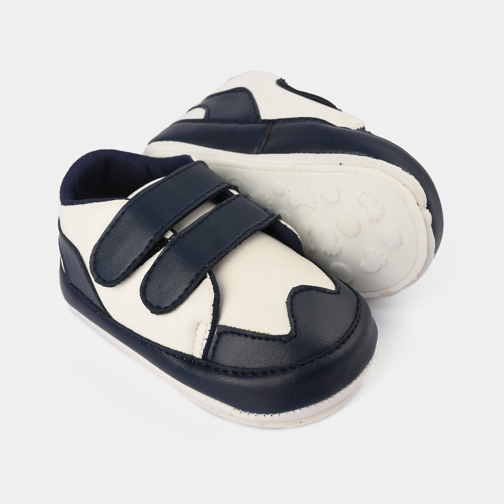 Boys Shoes 222-21-Navy/White