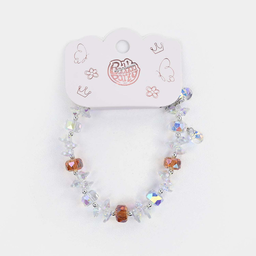 Fancy Bead Charm Bracelet