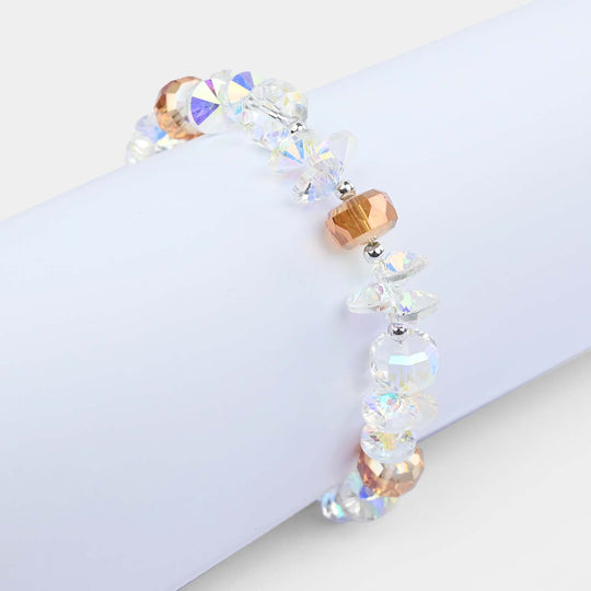 Fancy Bead Charm Bracelet