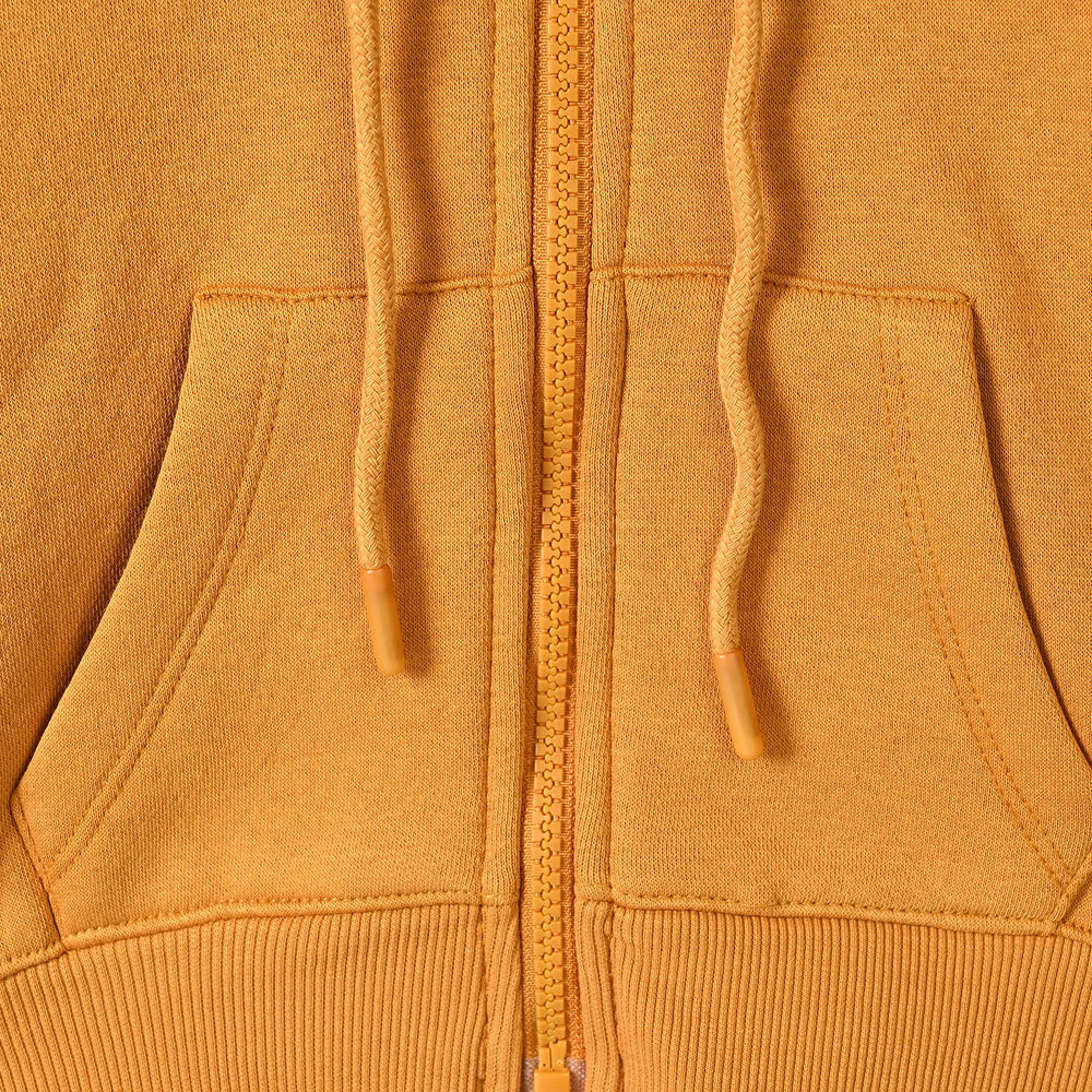 Girls Fleece Knitted Jacket Yellow