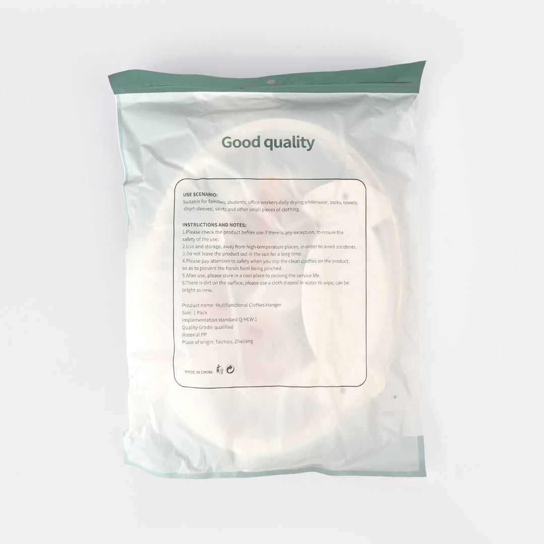 Multifunctional Drying Hanger with Clips