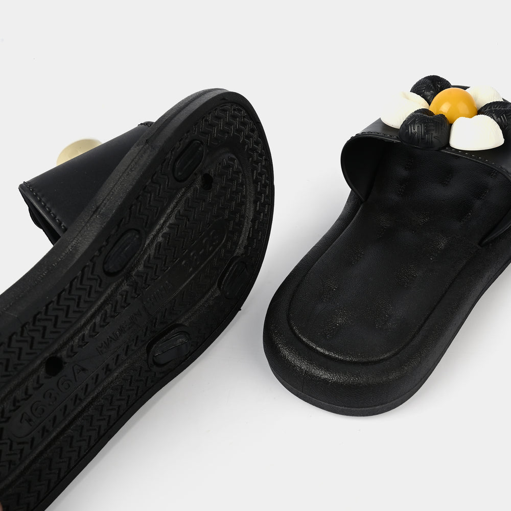 Girls Slipper 1636-V4-BLACK