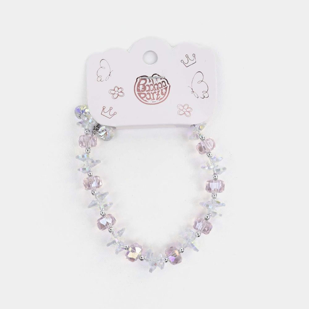 Fancy Bead Charm Bracelet