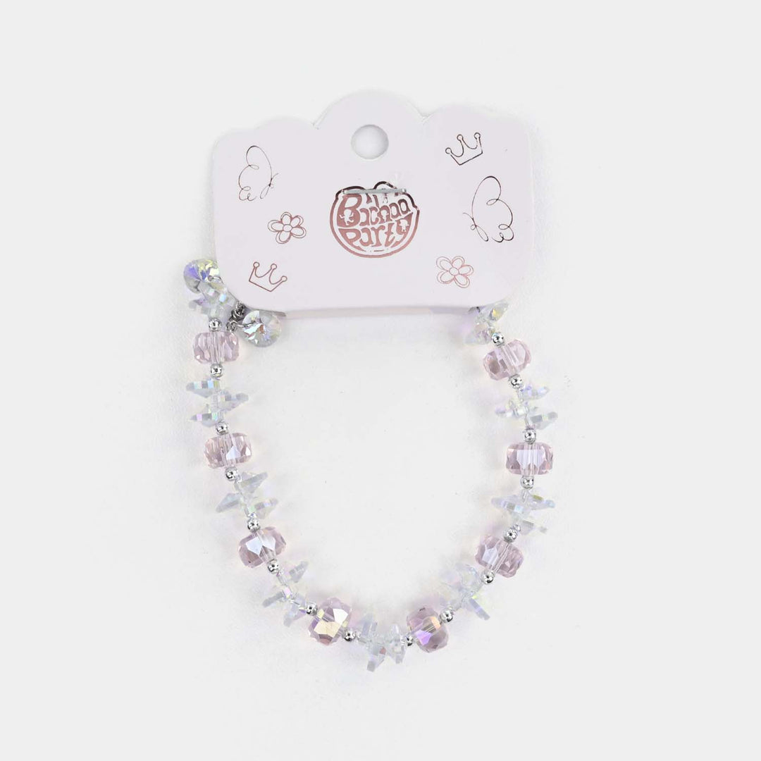 Fancy Bead Charm Bracelet