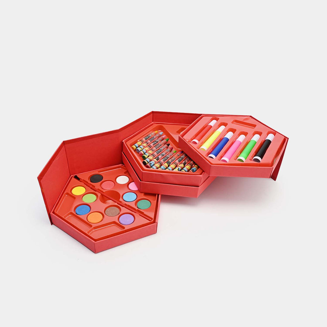 CHARACTER COLOR KIT 46PCS FOR KIDS