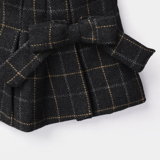 Infant Girls Wool Skirt Bow