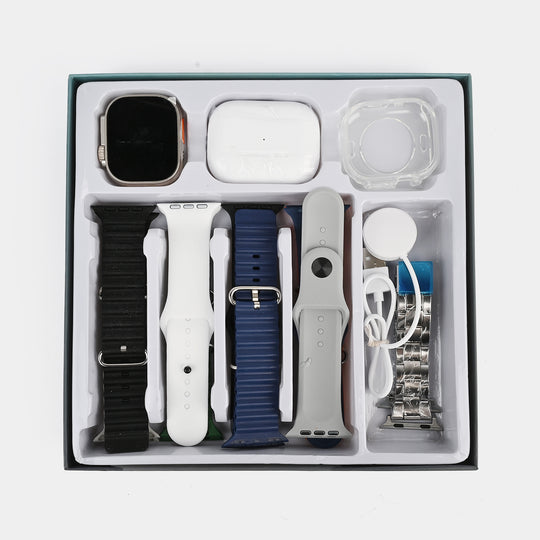 12-in-1 Ultra Smart Watch with AirPods