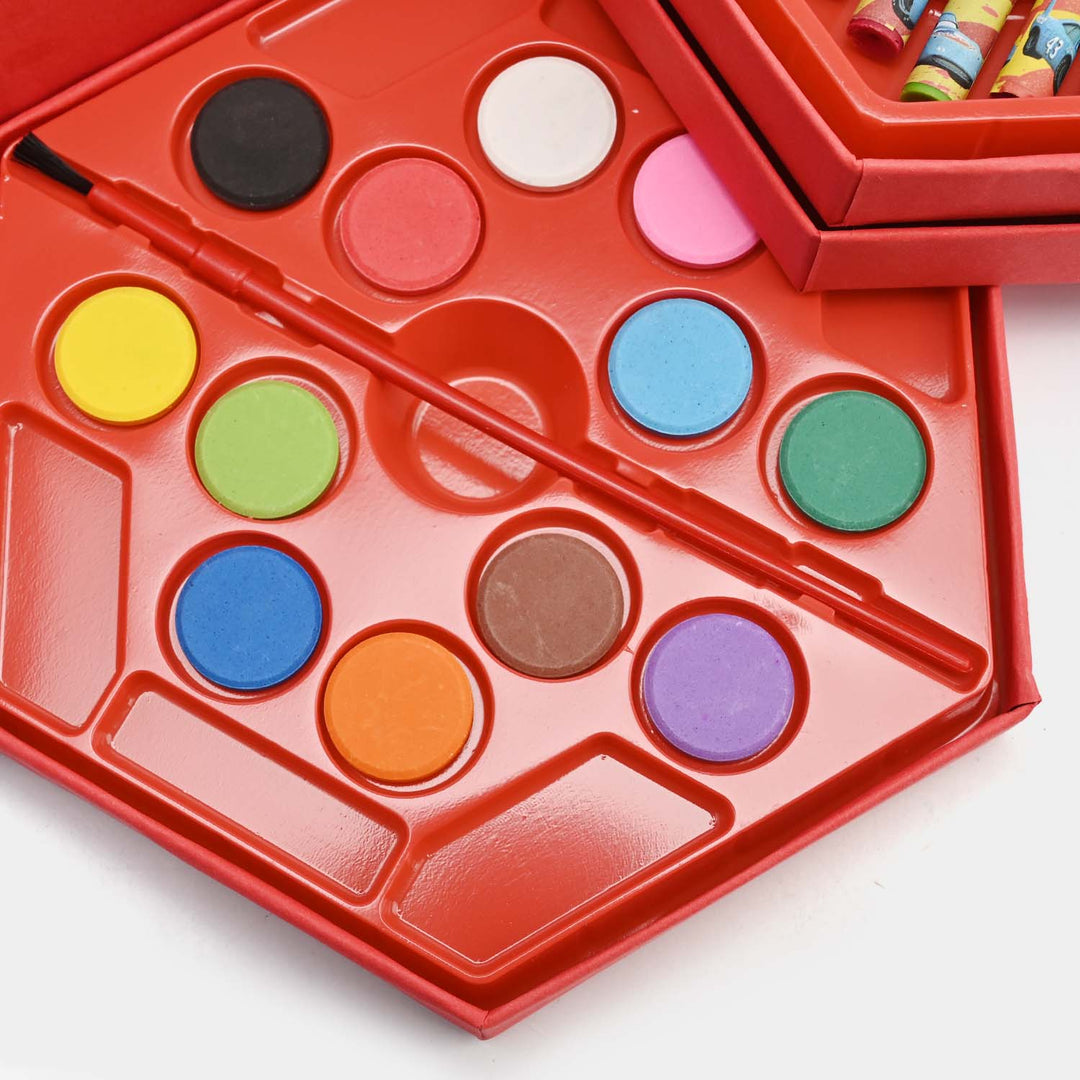 CHARACTER COLOR KIT 46PCS FOR KIDS