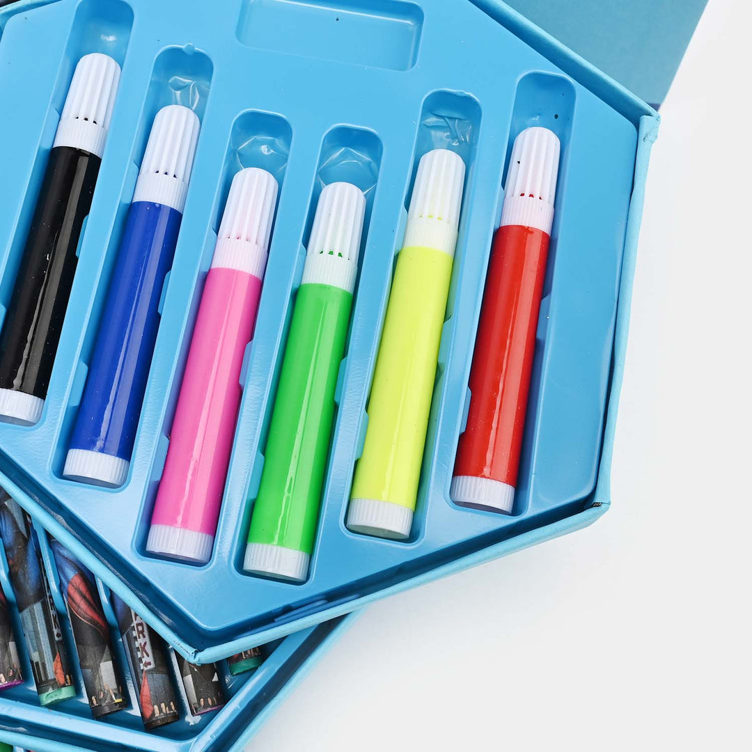 CHARACTER COLOR KIT 46PCS FOR KIDS