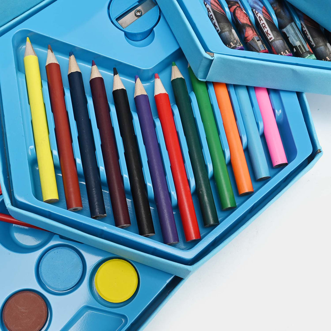 CHARACTER COLOR KIT 46PCS FOR KIDS