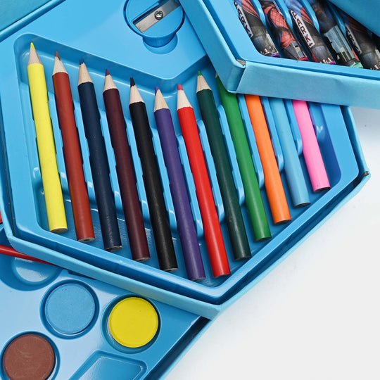 CHARACTER COLOR KIT 46PCS FOR KIDS