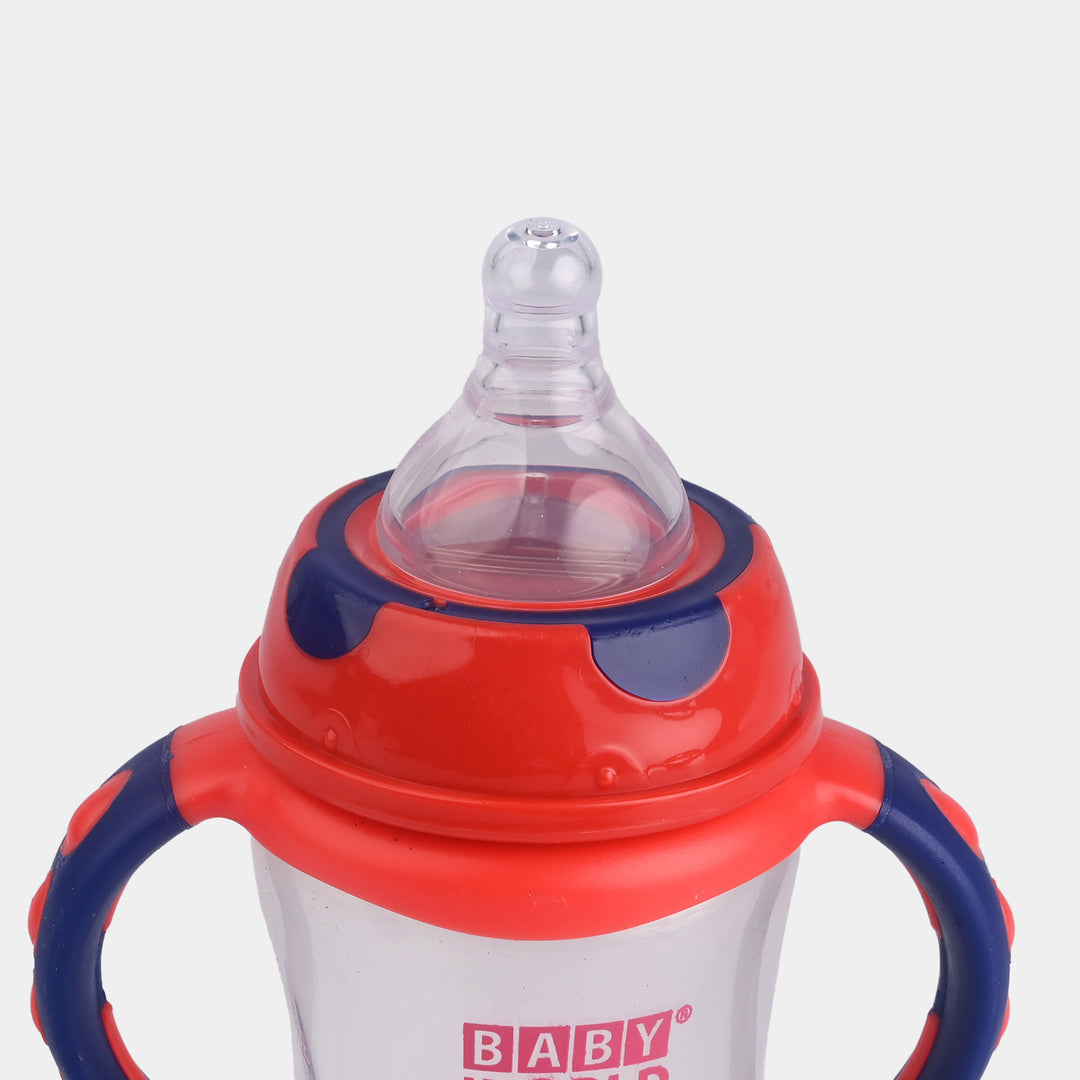 Wide Neck Feeder Bottle 8Oz 2049 Orange