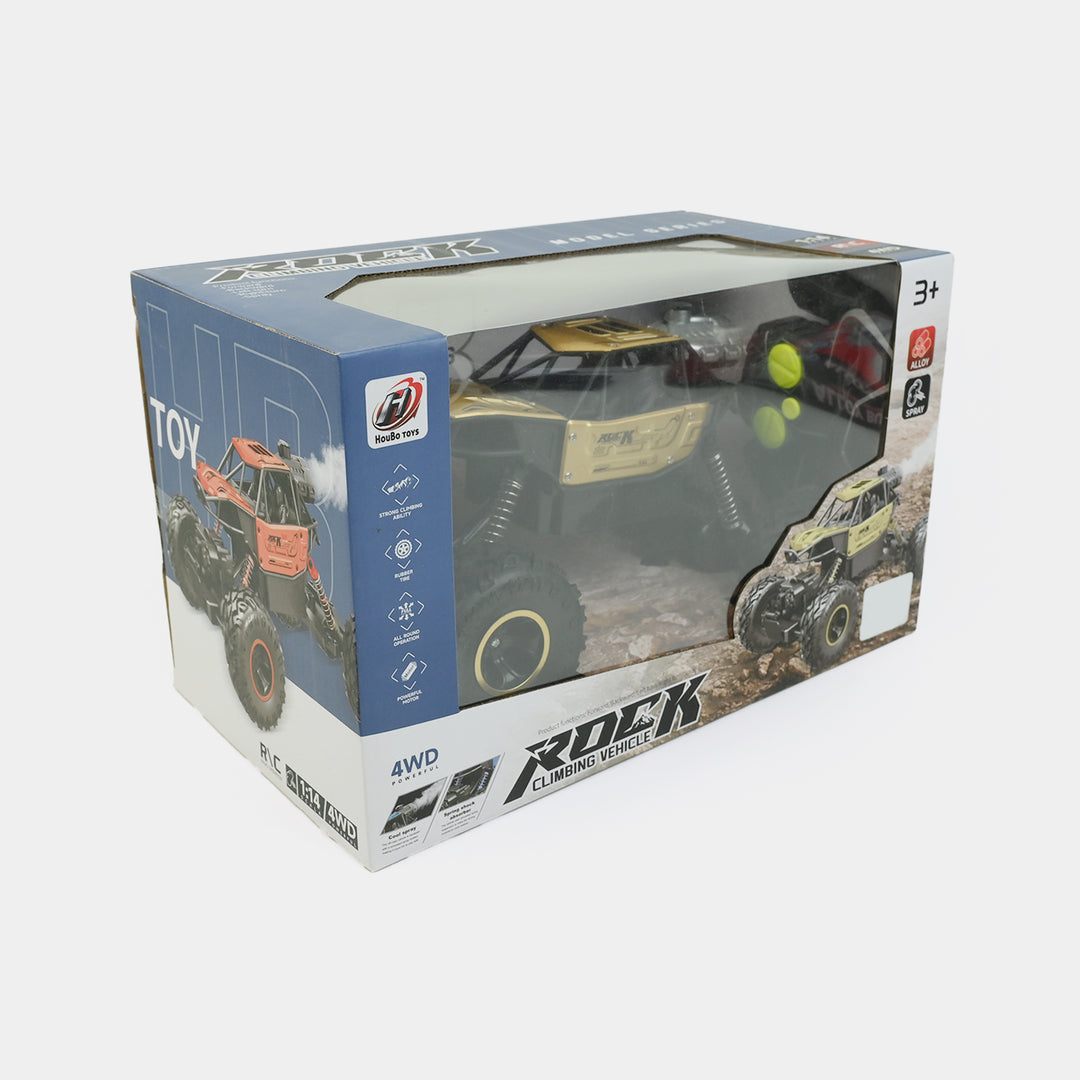 Remote Control Toy Rock Crawler With Smoke