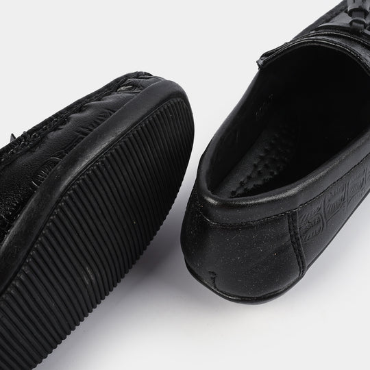 Boys Loafers 809-7-BLACK