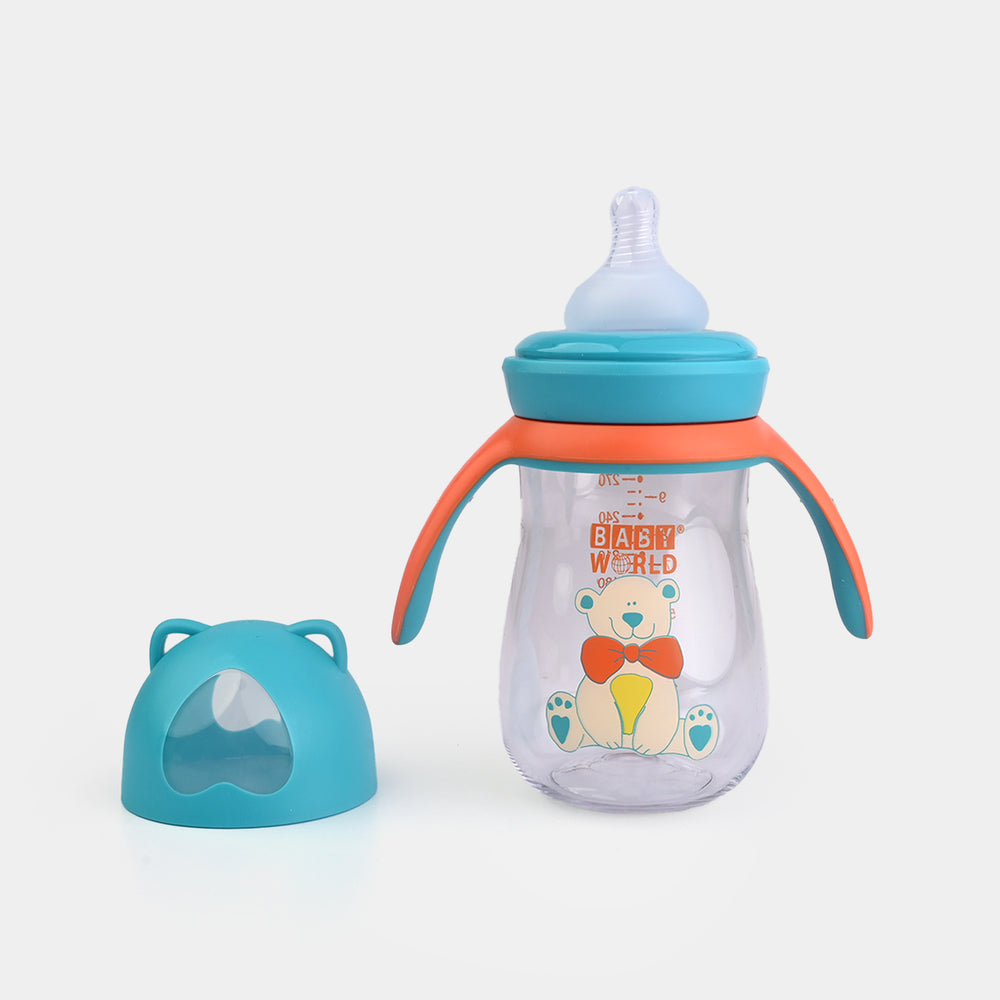 Mushroom Wide Neck Feeder Bottle 12Oz 2020 Blue