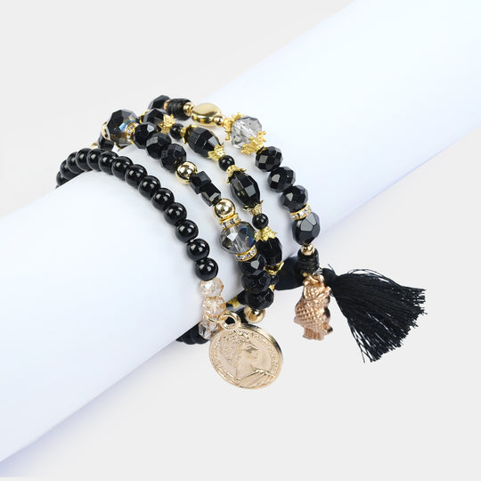 Fancy Crystal Beaded Bracelet for Girls