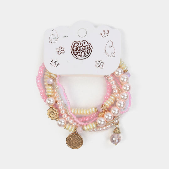 Fancy Crystal Beaded Bracelet for Girls