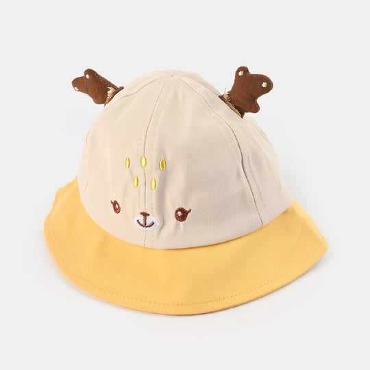 Baby Round Cap/Hat | 9M+ | Yellow