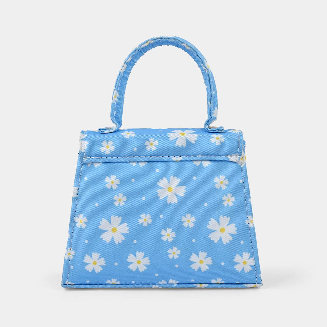 Kid's Fashion Hand Bag | Blue Daisy Floral