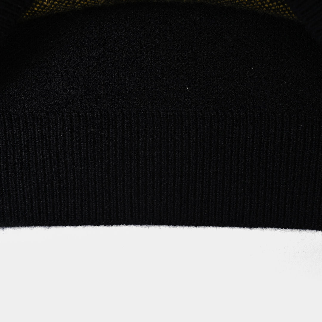 Boys Acrylic Sweater-Lakers-BLACK
