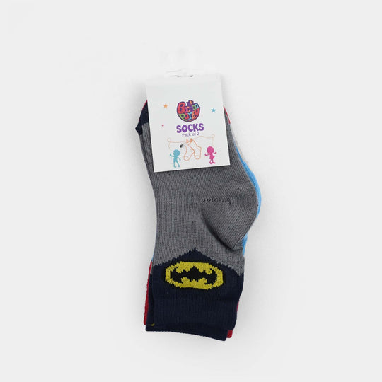 Infant Boys Cotton Sock Pack Of 2 BTM & SPM-Grey.Blue