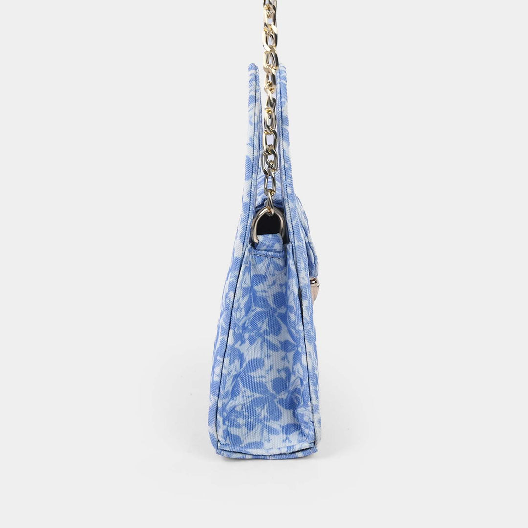 Kid's Fashion Hand Bag | Lavender Purple & White Floral
