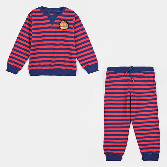 Infant Boys Cotton Terry Knitted Suit