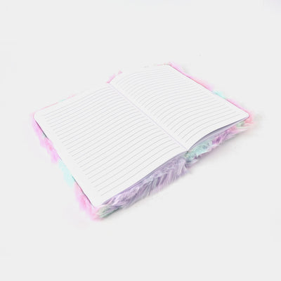 Cute Fur Diary/Notebook With Pen