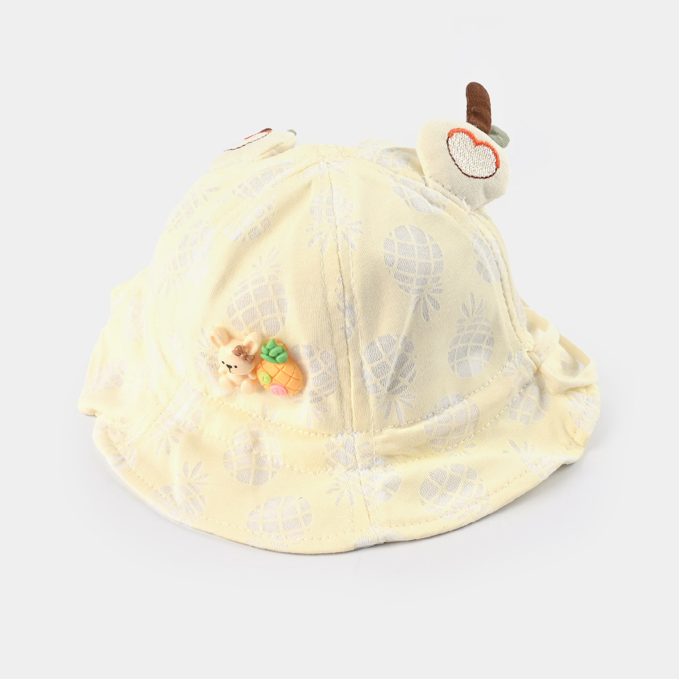 Baby Round Cap/Hat | 9M+ |  Cream