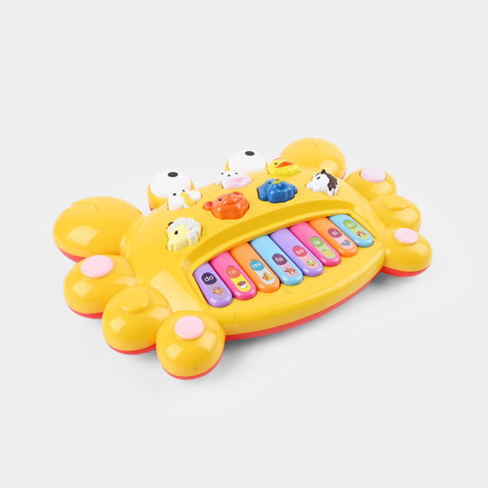 Electric Toy Piano With Light & Music For Kids