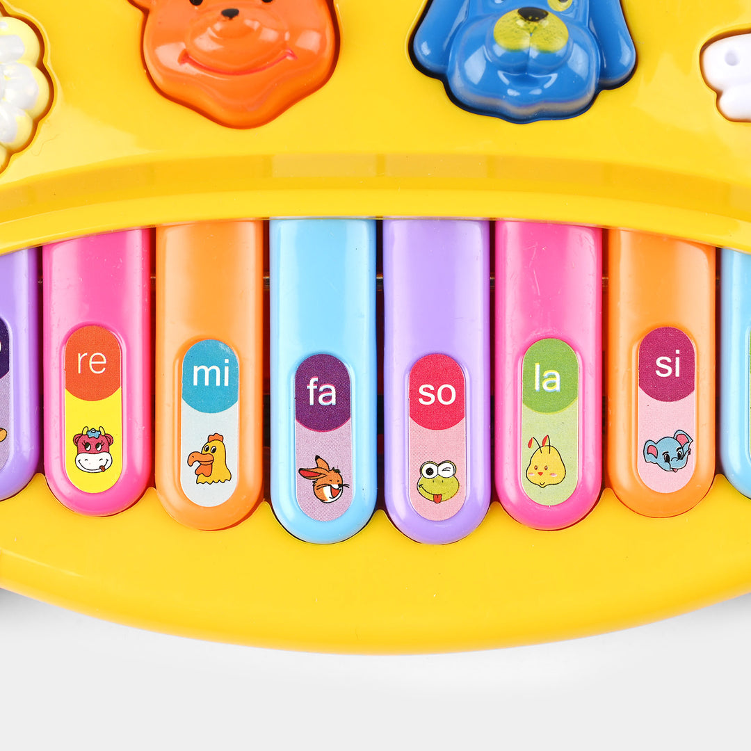 Electric Toy Piano With Light & Music For Kids