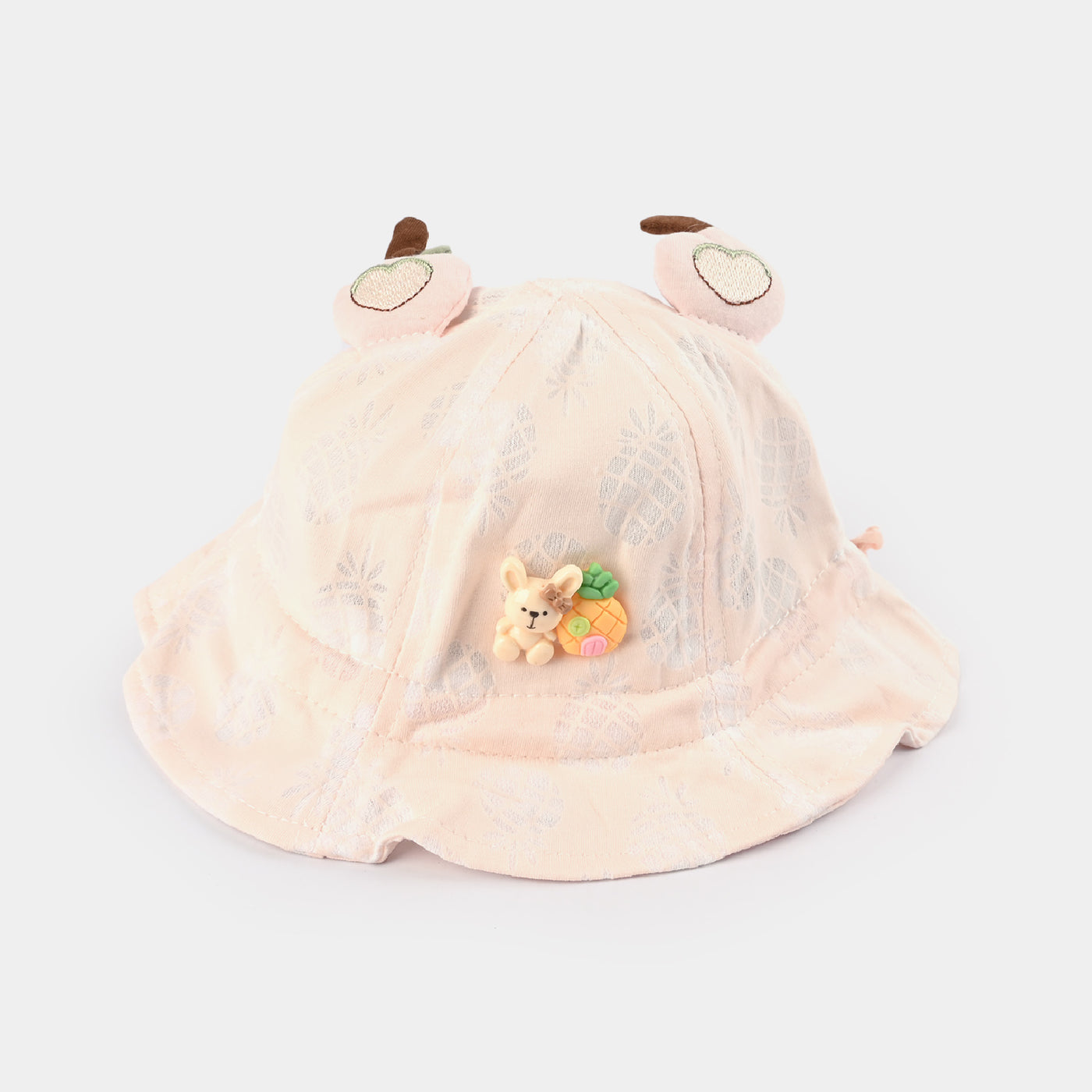 Baby Round Cap/Hat | 9M+ | Light Pink