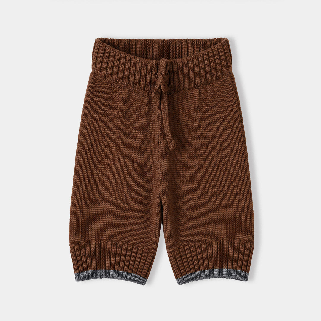 Infant Boys Acrylic Cord Set Roar-BROWN