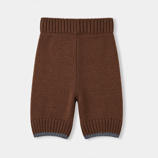 Infant Boys Acrylic Cord Set Roar-BROWN