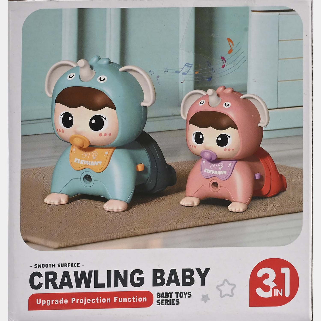 Crawling Baby Doll Toy with Music