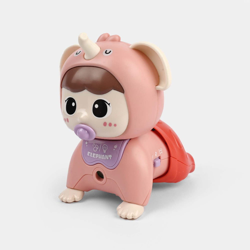 Crawling Baby Doll Toy with Music